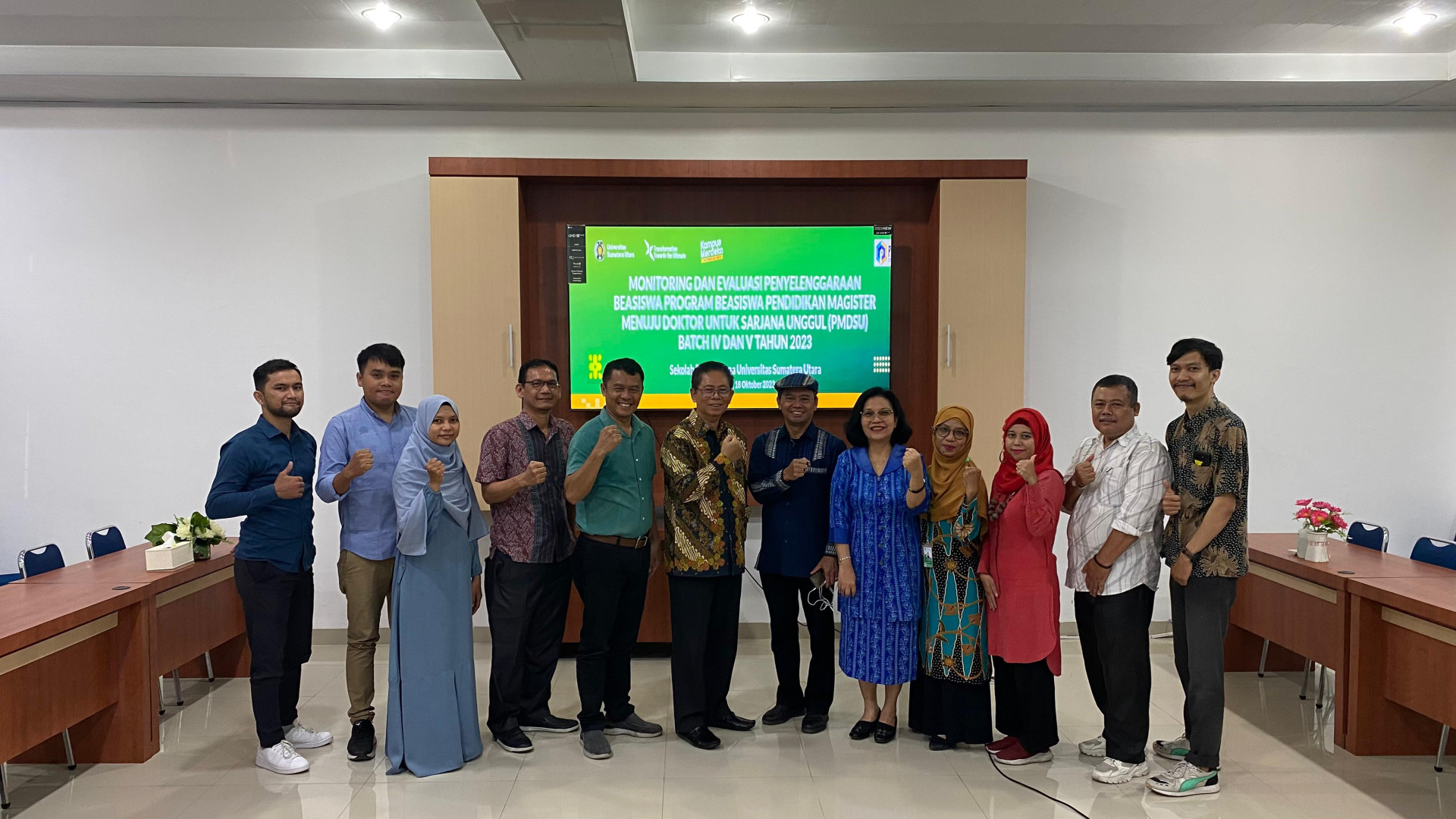 Monitoring and Evaluation of the Implementation of Scholarship Program for Master's Degree to Doctoral Education for Excellent Scholars (PMDSU) Batch IV and V Year 2023